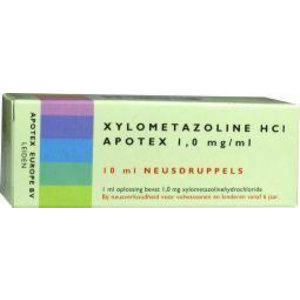 Xylometazoline HCI 1 mg druppels (10ml)