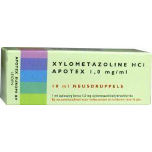 Apotex Xylometazoline HCI 1 mg druppels (10ml)