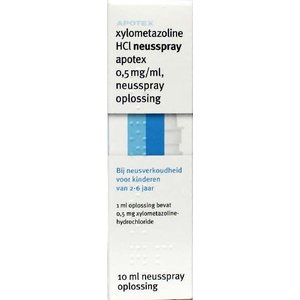 Xylometazoline HCI 0.5 mg spray (10ml)