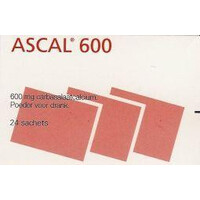 Ascal Carbasalaatcalcium 600 mg (24st)