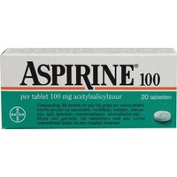 Aspirine Acetylsalicylzuur 100 mg (20tb)