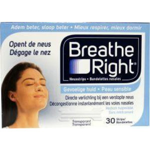 Breathe Right Neusstrips clear (30st)