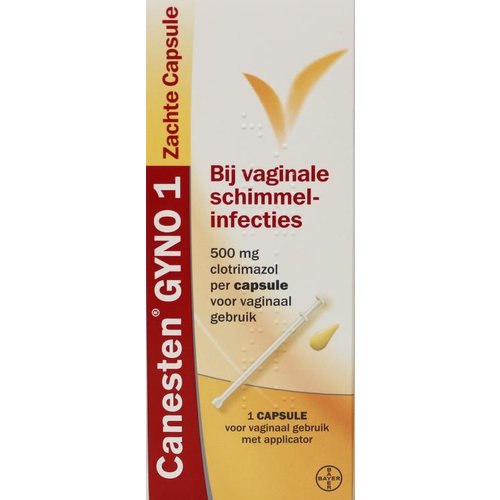 Canesten Gyno capsule 1-daagse kuur Bij Vaginale Schimmelinfectie