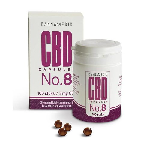 Cannamedic CBD Capsules nr 8 3 mg (100ca)