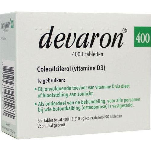 Vorm van het schip schattig Laan Vitamine D3 (cholecalciferol) tekort? Devaron 400IE | Beautymeds.nl -  BEAUTYMEDS.NL