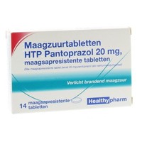 Healthypharm Pantoprazol 20 mg Tegen Maagzuur (14st)