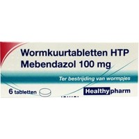 Healthypharm Mebendazol/wormkuur (6tb)