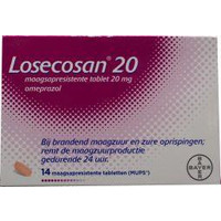 Losecosan Omeprazol 20 mg Tegen Maagzuur (14tb)