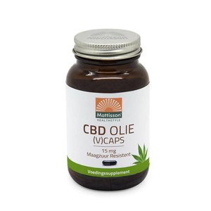 Mattisson CBD Olie 15 mg (60vc)