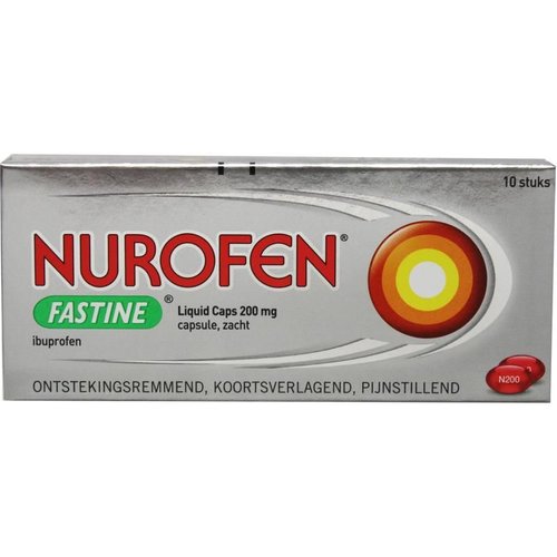 Nurofen Fastine liquid caps 400 mg ibuprofen (20ca)