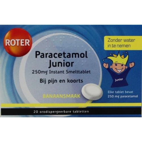 Roter Paracetamol 250 junior (20tb)