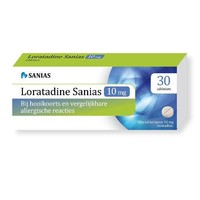 Sanias Loratadine Hooikoorts/Allergie 10 mg (30tb)