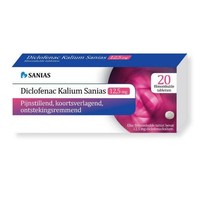 Sanias Diclofenac kalium 12.5 mg (20tb)