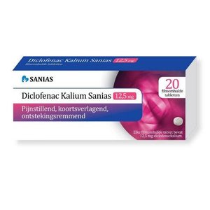 Sanias Diclofenac kalium 12.5 mg (20tb)