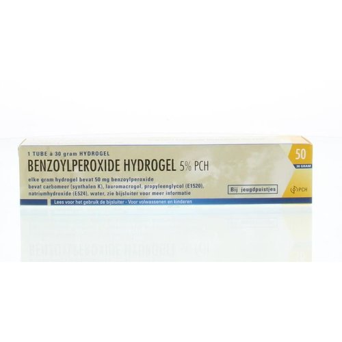 Teva Benzoylperoxide 5% Acne/Jeugdpuistjes hydrogel (30g)
