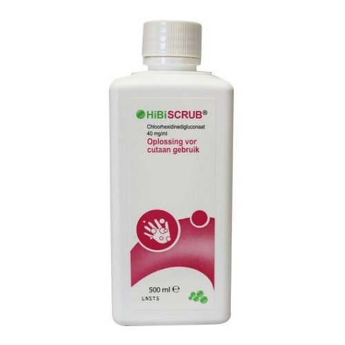 Hibiscrub Hibiscrub zeep chloorhexidine 40 mg/ml (500ml)