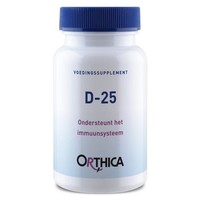 Orthica Vitamine D-25 (Vitamine D3/cholecalciferol) (120tb)