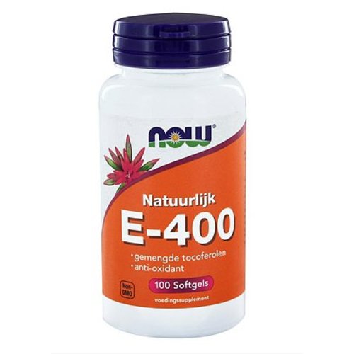 NOW Vitamine E-400 gemengde tocoferolen (100sft)