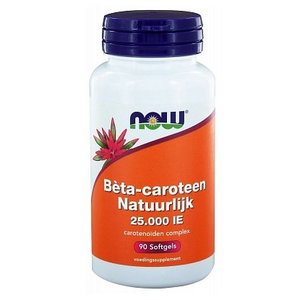 NOW Beta caroteen natuurlijk (90sft)