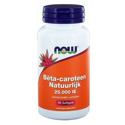 NOW Beta caroteen natuurlijk (90sft)