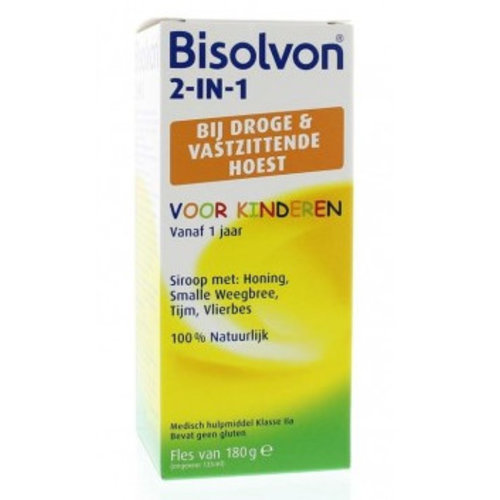 Bisolvon Drank 2 in 1 kind (133ml)