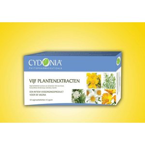 Cydonia Vijf plantenextractien intiem (10 zetpillen)