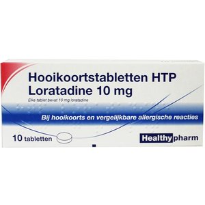 Loratadine hooikoorts tablet Healthypharm (10 tabletten)