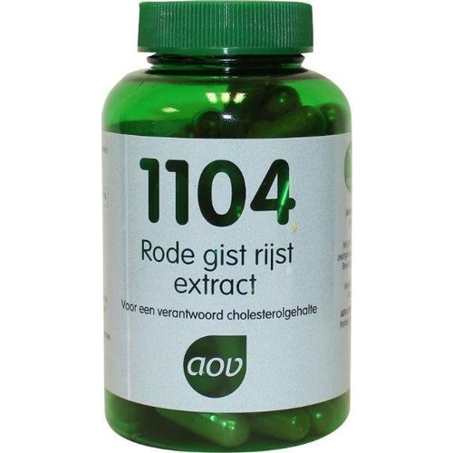 AOV Rode Gist Rijst Extra 1104 Verantwoord Cholesterol (90 capsules)