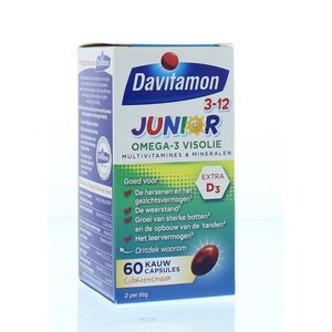 Junior 3+ omega 3 visolie (60ca)