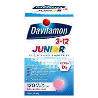 Davitamon Junior 3+ framboos (120kt)