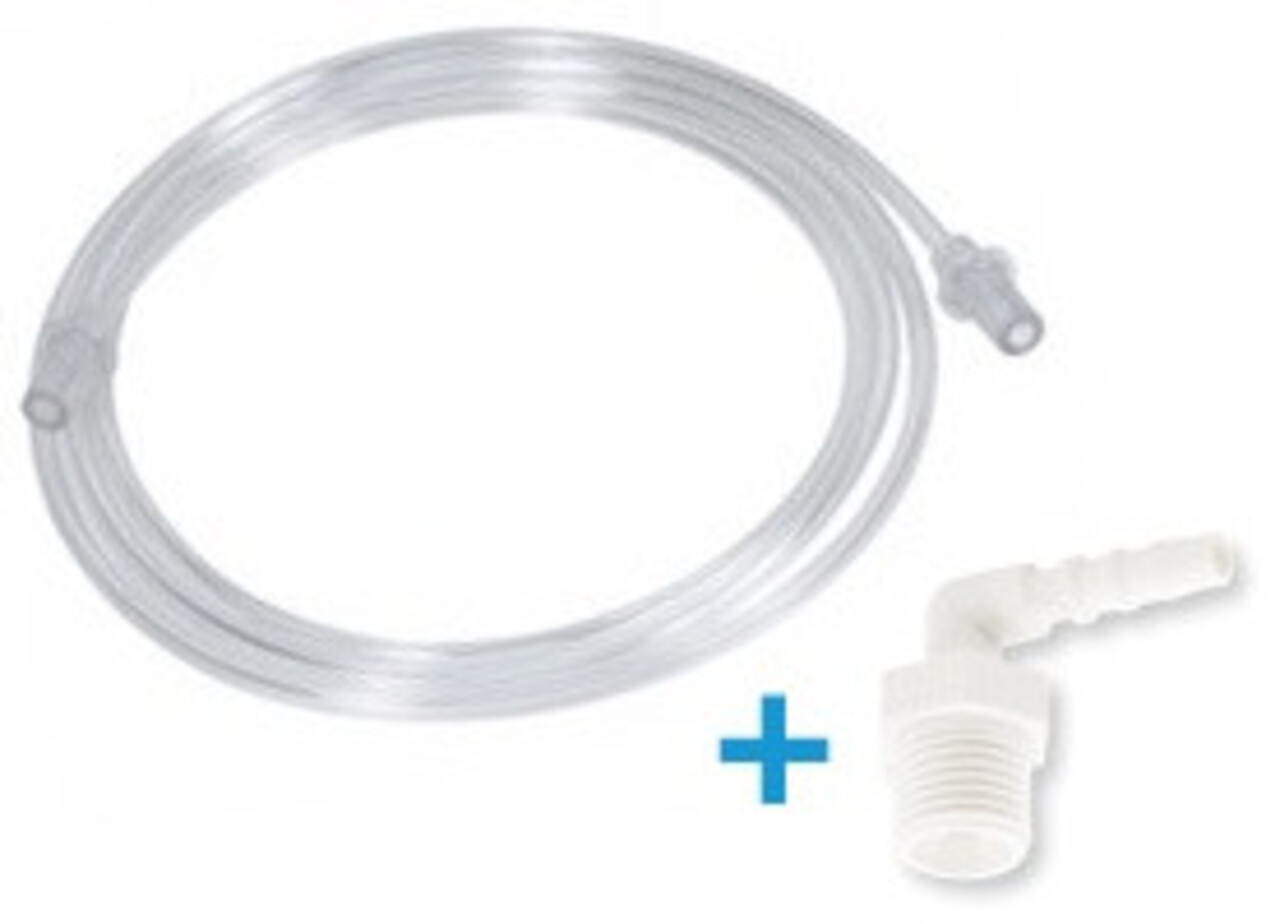 HUM Zuurstof verbindingsslang 0,33 meter inclusief adapter voor bevochtiger