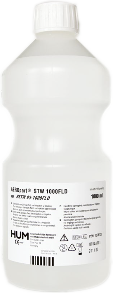 HUM Steriel water fles 1L