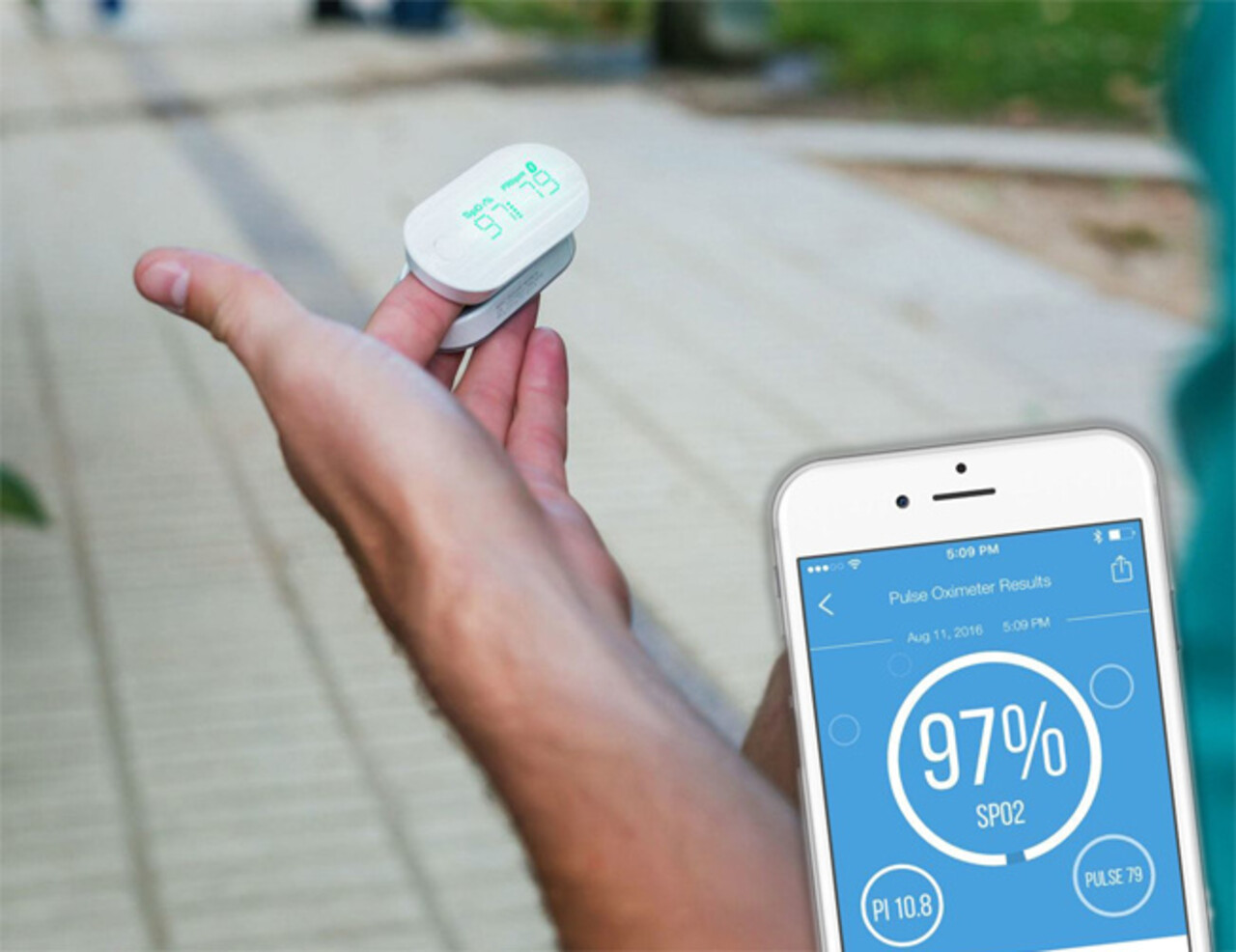 iHealth Air Medidor de saturación