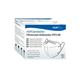 HUM Doos FFP2 NR mondkapjes (20 stuks)
