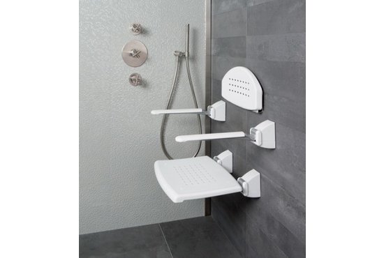 Secucare Secucare douchestoel - rugleuning