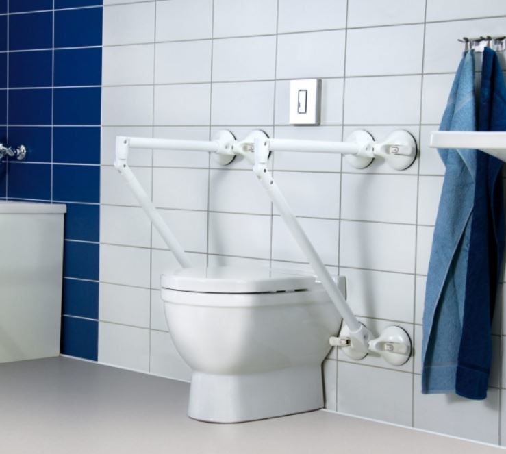 Hobart Veroveraar ingenieur Mobeli QuattroPower badkamer steun met zuignappen | Zorgmiddelenaanhuis.nl