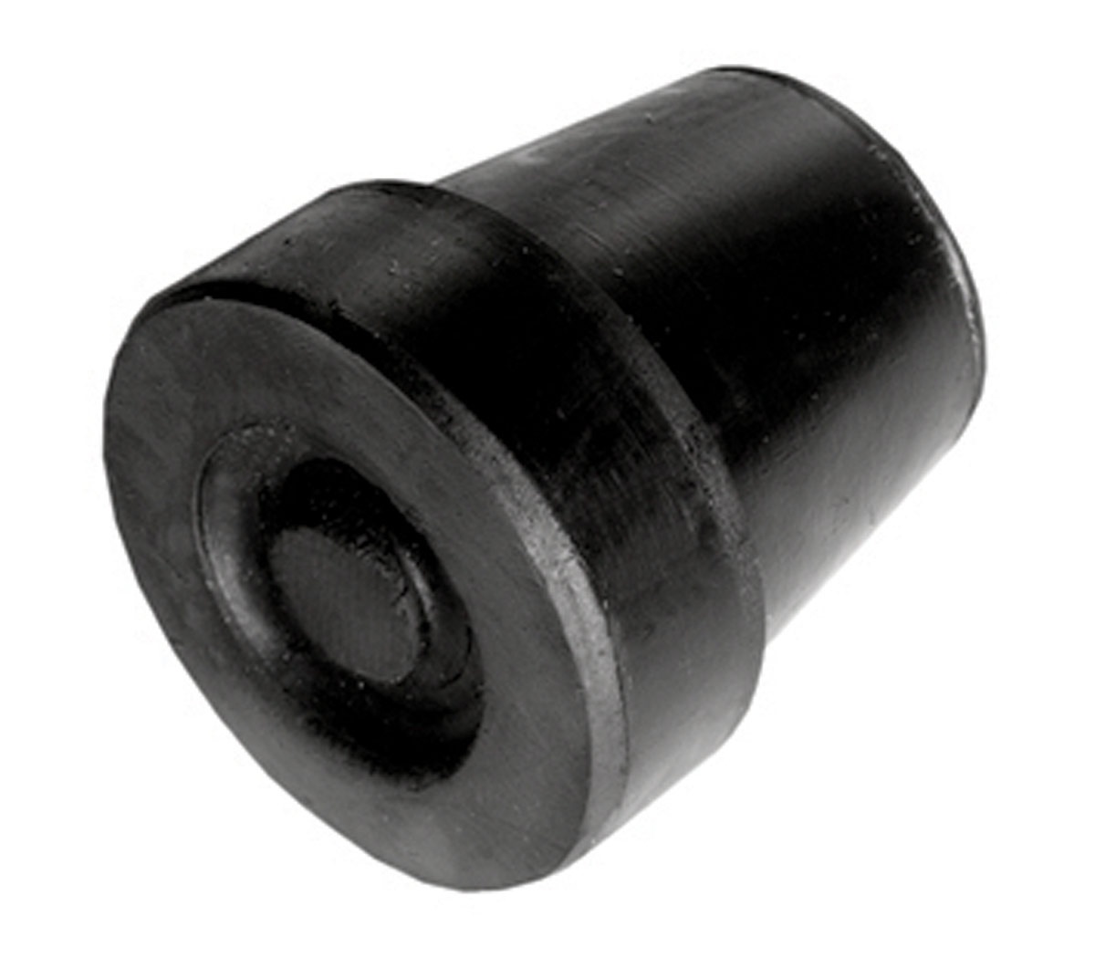 Scootmobielaanhuis Anti-slip dop 16 mm diameter 30 mm, diameter 30 mm, hoogte 30 mm.  ( Per stuk ) afbeelding