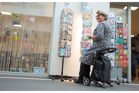 Wheelzahead RELAX&GO shopping trolley met unieke zitfunctie