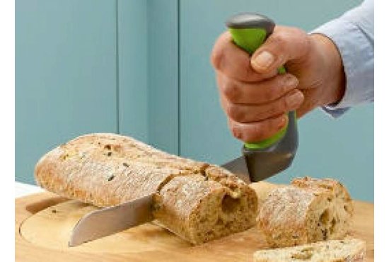 Peta Easy Grip Mes met gehoekt handvat