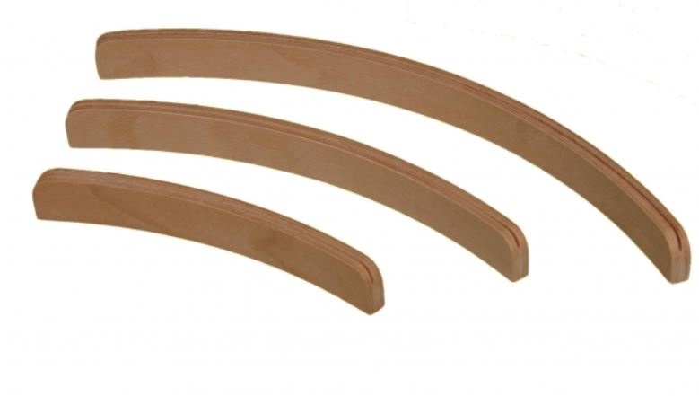 Able2 Kaartenstandaard gebogen hout afbeelding