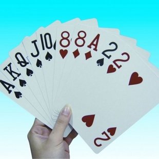 Speelkaarten extra groot