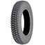 Scootmobiel buitenband 260 x 85 grijs blok profiel