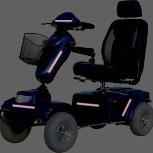 Reflectie tape op rol 122 cm lang, 3 cm breed