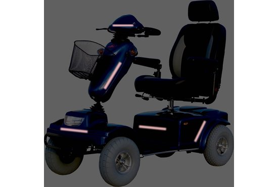 Reflectie tape op rol 100 cm lang, 5,5 cm breed