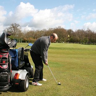 Breeze scootmobiel golftashouder