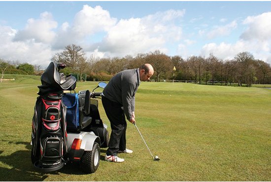 Afikim Breeze scootmobiel golftashouder