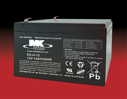 MK Battery 14AH AGM accu voor uw scootmobiel afbeelding