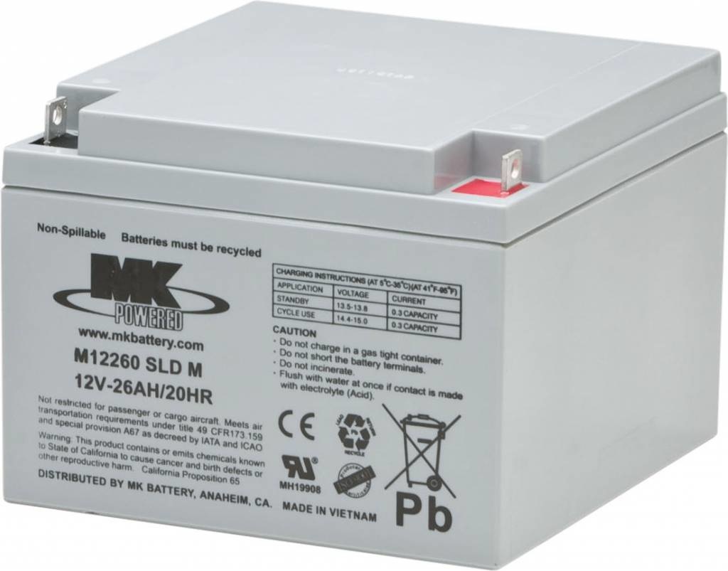 MK Battery 26AH AGM accu voor uw scootmobiel afbeelding
