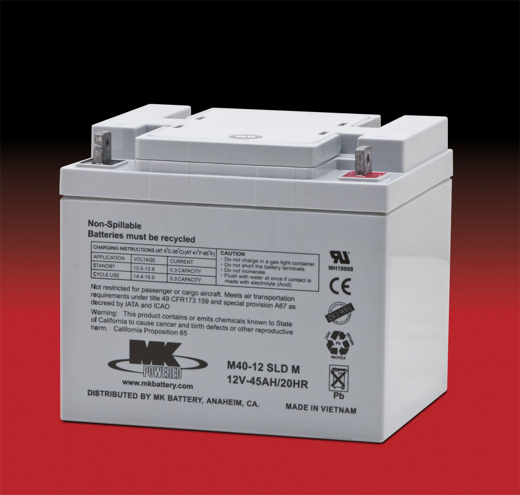 MK Battery 45AH AGM accu voor uw scootmobiel afbeelding