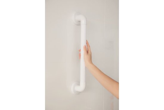 Able2 Wandbeugel kunststof wit